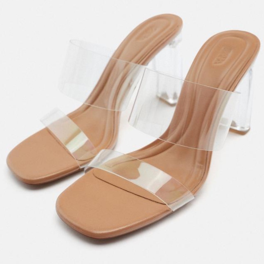 Zara Clear heels